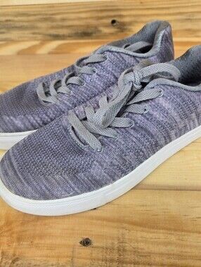 Fila Knit Screen Womens sz 6 Gray Casual Active Walking Shoes Sneakers 5CM0…